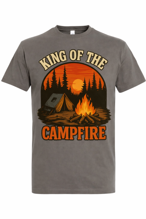 Campfire Legends tricou lifestyle outdoor urban streetwear alb Mannzes [2]