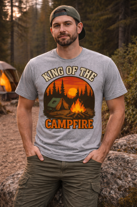 Campfire Legends tricou lifestyle outdoor urban streetwear alb Mannzes [4]