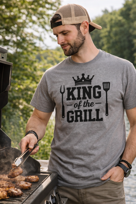 tricou king of the grill mannzes [2]