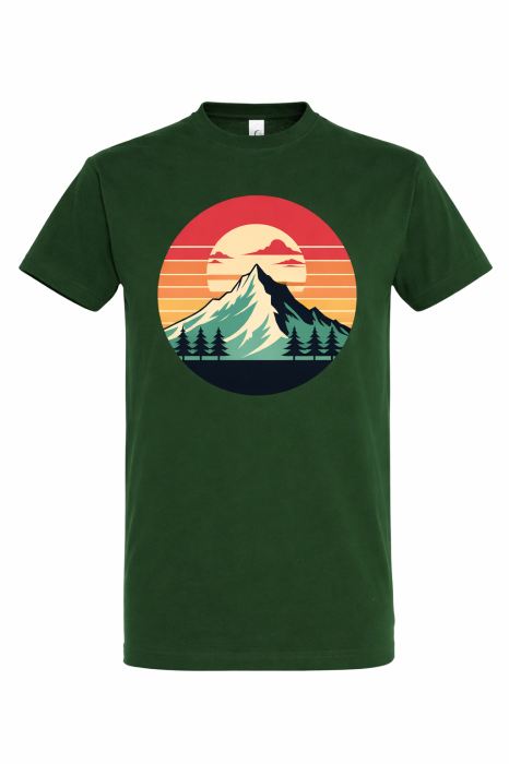 Tricou Mountain Sunset outdoor retro Mannzes [6]