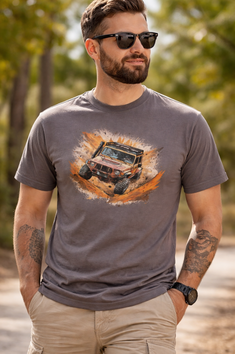 Tricou Jeep Off Road Mud Adventure Mannzes [2]