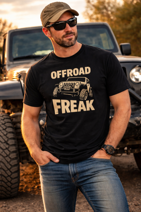 tricou offroad freak jeep 4x4 mannzes [2]