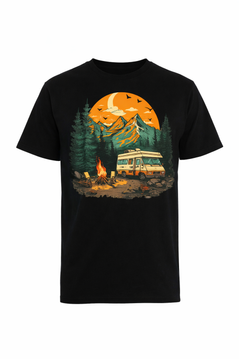 Tricou Outdoor Nomads Negru marime XL [2]