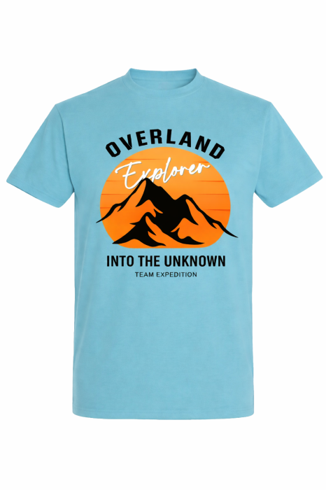 Tricou Overland Explorer cu print portocaliu – Mannzes [6]
