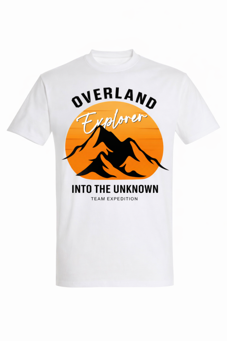 Tricou Overland Explorer cu print portocaliu – Mannzes [2]