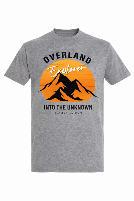 Tricou Overland Explorer cu print portocaliu – Mannzes [5]