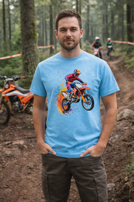 tricou unisex ride free motocross [4]