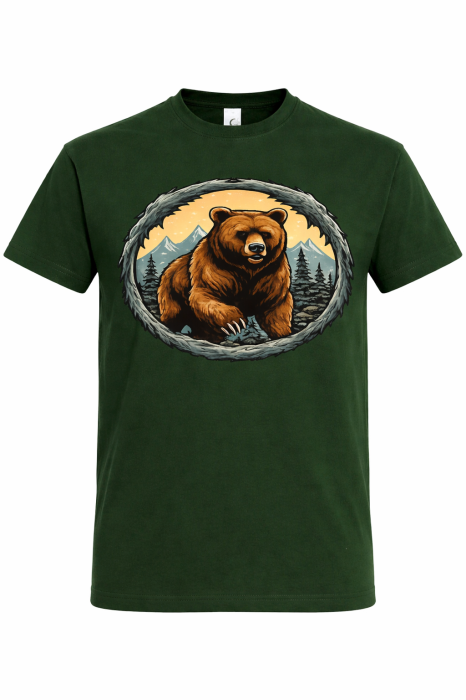 tricou urs outdoor bear mountain adventure mannzes [4]