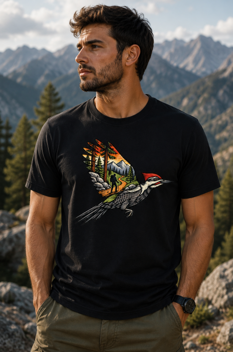 Tricou Wild Flight Munte și Natură pentru Bărbați – Mannzes [3]