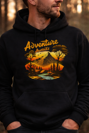 Hanorace - Hanorac Golden Journey outdoor natura barbati Mannzes