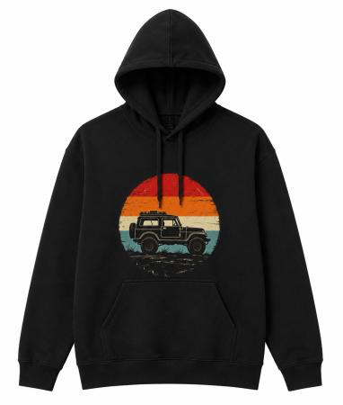 Hanorace - Hanorac Vintage 4x4 Off-Road pentru Bărbați – Mannzes