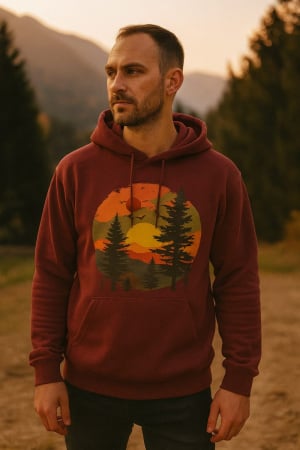 Produse - hanorac barbati wild sunset mannzes