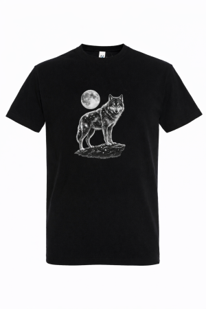 Tricouri Camping & Outdoor - lunar wolf night instinct mannzes