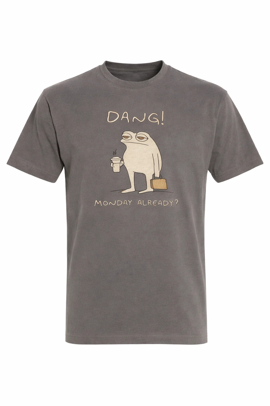 Livrare Imediata-Reduceri - marime M Dang Monday – Coffee Mood Tee