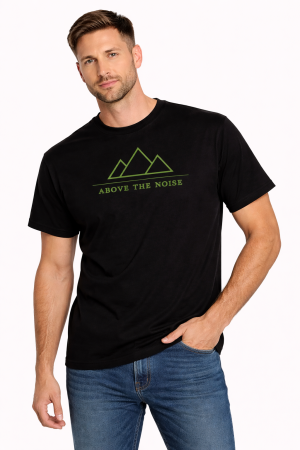 Produse - Above the Noise tricou outdoor urban negru Mannzes