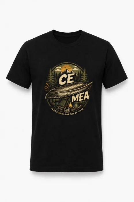 Livrare Imediata-Reduceri - Tricou Ce Pana Mea – Fără Semnal, Dar Plin de Viață Marime M
