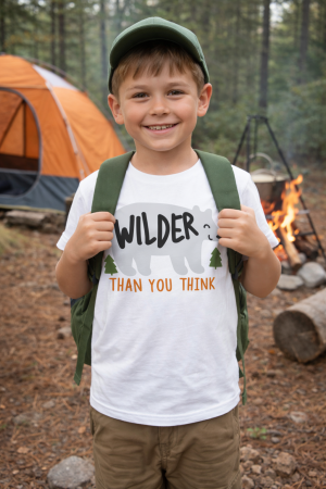 Tricouri Copii - tricou copii wilder than you think outdoor mannzes