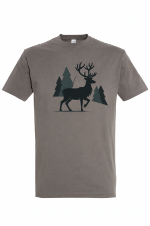 Tricouri Camping & Outdoor - Tricou Cerb Forest Outdoor Mannzes