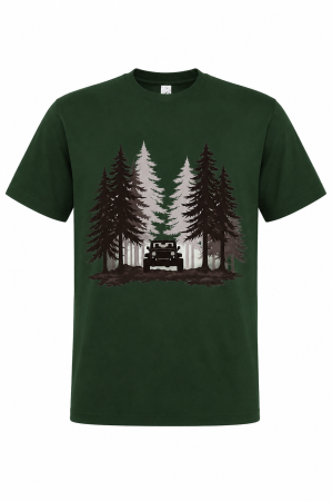 Tricouri - Tricou 4x4 Off-Road Forest pentru bărbați – Mannzes