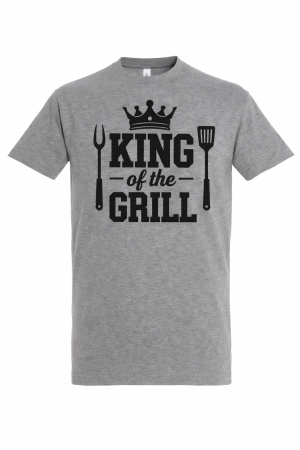 Tricouri Funny - tricou king of the grill mannzes
