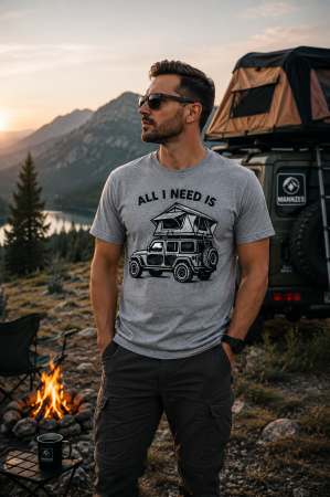 Livrare Imediata-Reduceri - Tricou Overlanding Camping – Outdoor Mannzes-Marime M