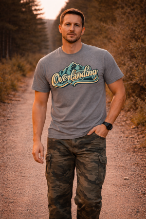 Tricouri Camping & Outdoor - tricou overlanding mountain adventure mannzes