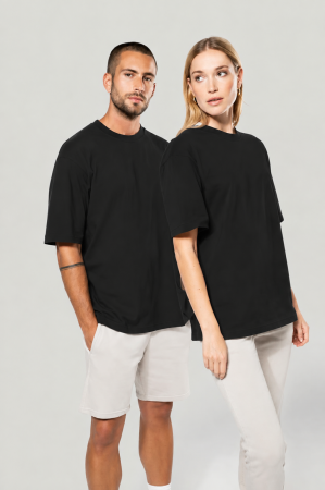 Tricouri Copii - Tricou Oversized Unisex Bumbac Gros 220g Mannzes