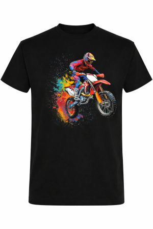 Tricouri Moto - tricou unisex ride free motocross