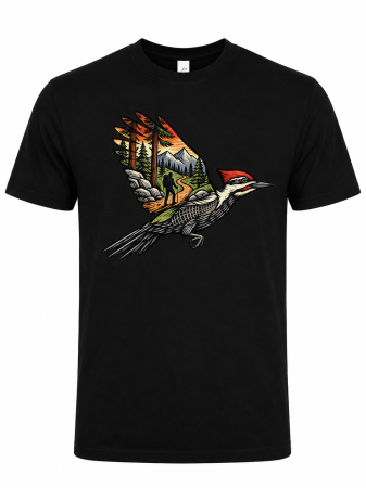 Tricouri - Tricou Wild Flight Munte și Natură pentru Bărbați – Mannzes