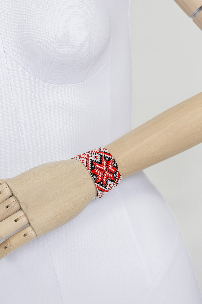 Set Colier și Brățară din Mărgele Țesute Manual [2]