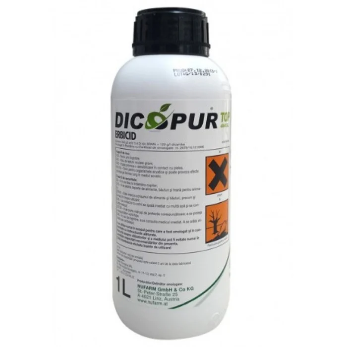Pesticide - Erbicid selectiv DICOPUR TOP 464 SL - Nufarm, Grau, Porumb, Postemergent