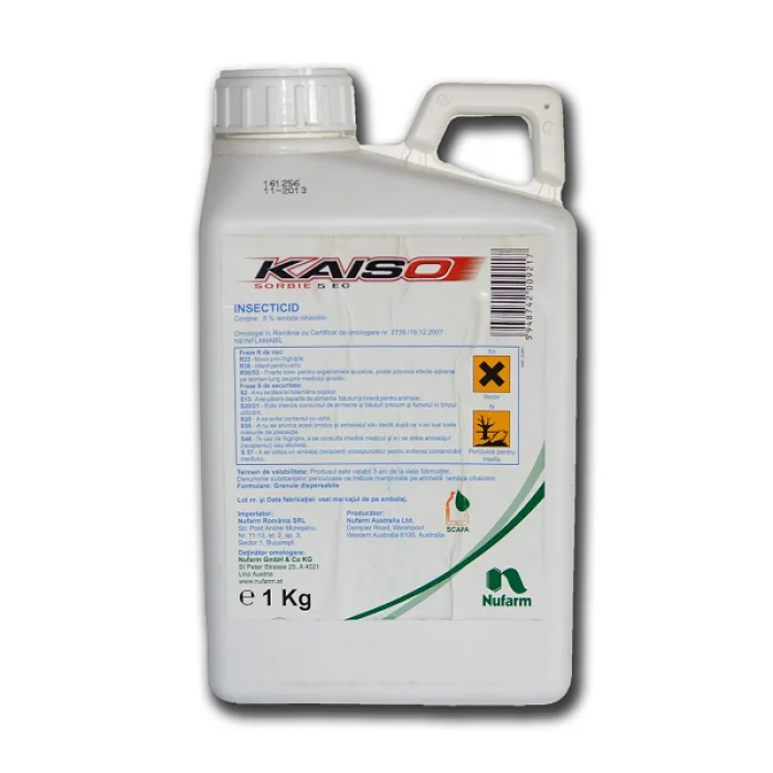Pesticide - Insecticid KAISO SORBIE 5 EG - Nufarm, Contact / Zebra