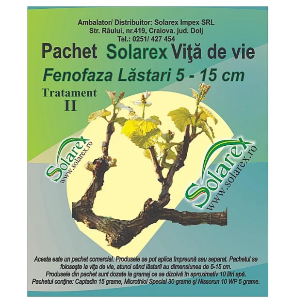 Fungicide - Pachet tratament viță de vie T2- lăstari 5cm-15cm