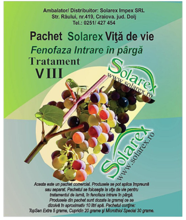 Fungicide - Pachet tratament viță de vie T8- intrarea în pârgă