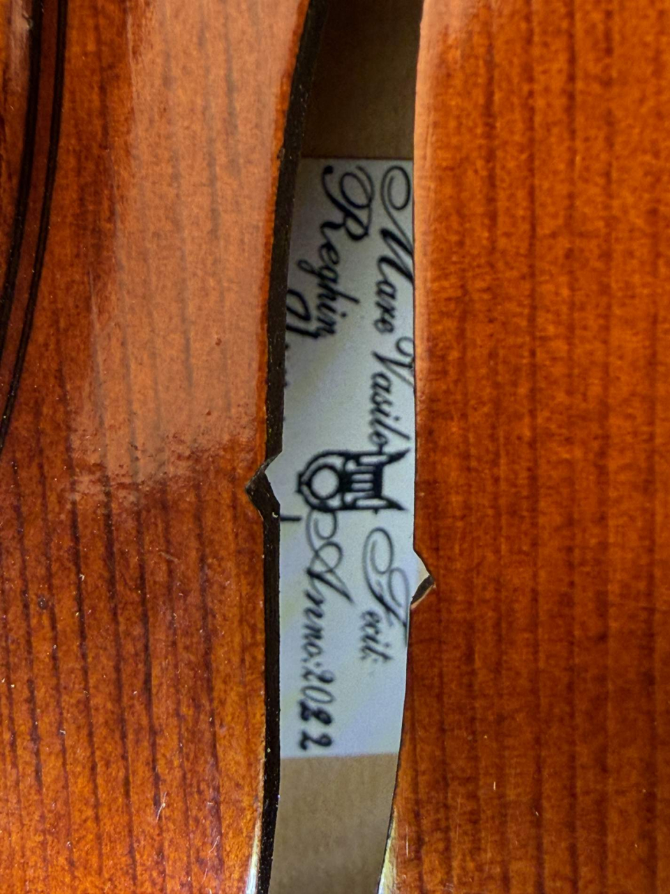 Violă de Maestru Mare Vasile Nr. 123 (2022) - Model Stradivari [17]