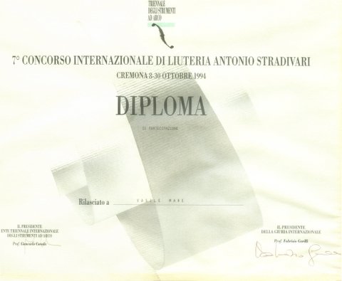 Concursul Internațional Antonio Stradivari - Cremona 1994