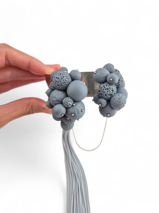 Bratara Stormy Gray Spheres [3]