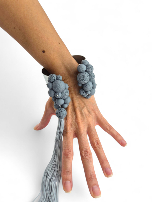 Bratara Stormy Gray Spheres [6]