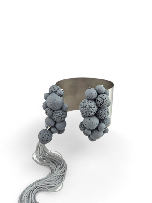 Bratara Stormy Gray Spheres [8]