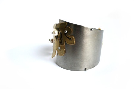 Bratari - bratara-metalic-leaves