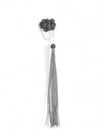brose - Broșă statement Stormy Gray Spheres | Bijuterie contemporană handmade