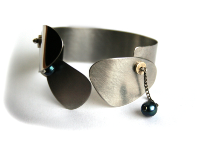 Brățară Kinetic Elements Cuff statement cu elemente mobile [3]