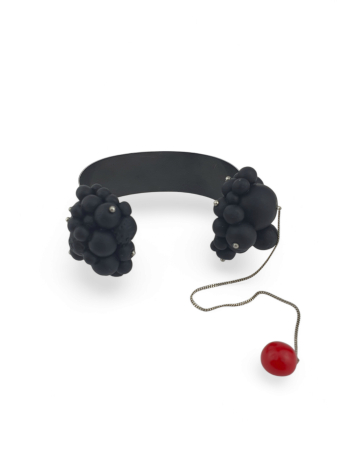 Bratara Magnetic black Cuff Spheres [3]