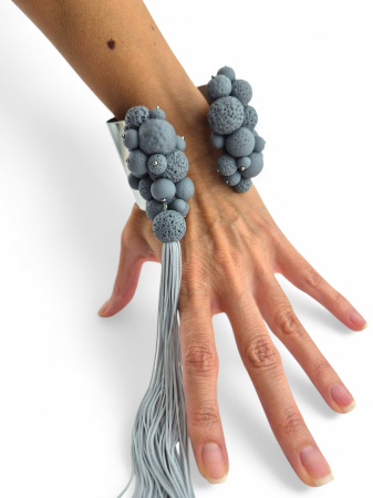 Bratara Stormy Gray Spheres [8]