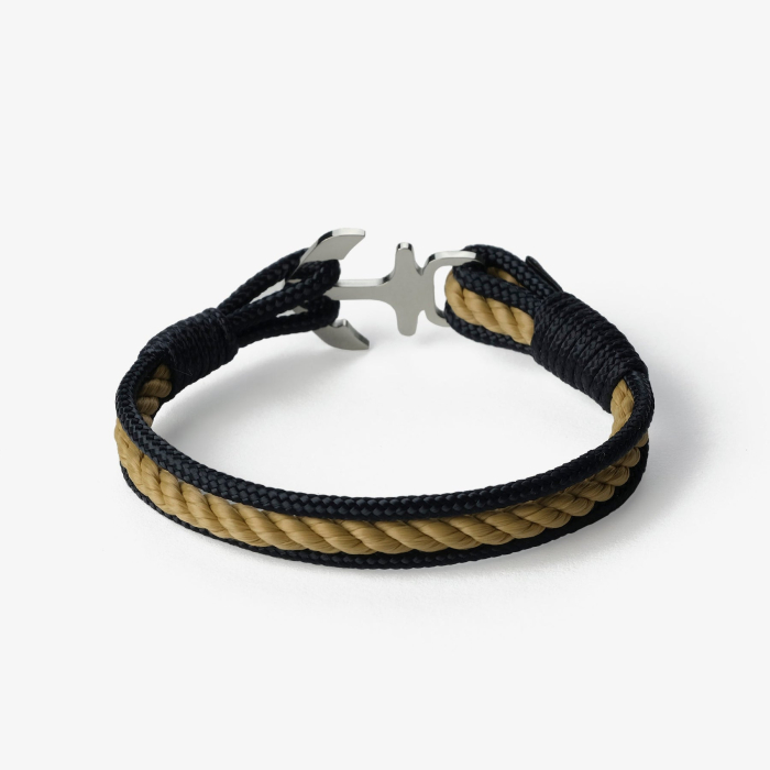 Bratara Nautica din Franghie Blackened Waves – Old Skipper [3]