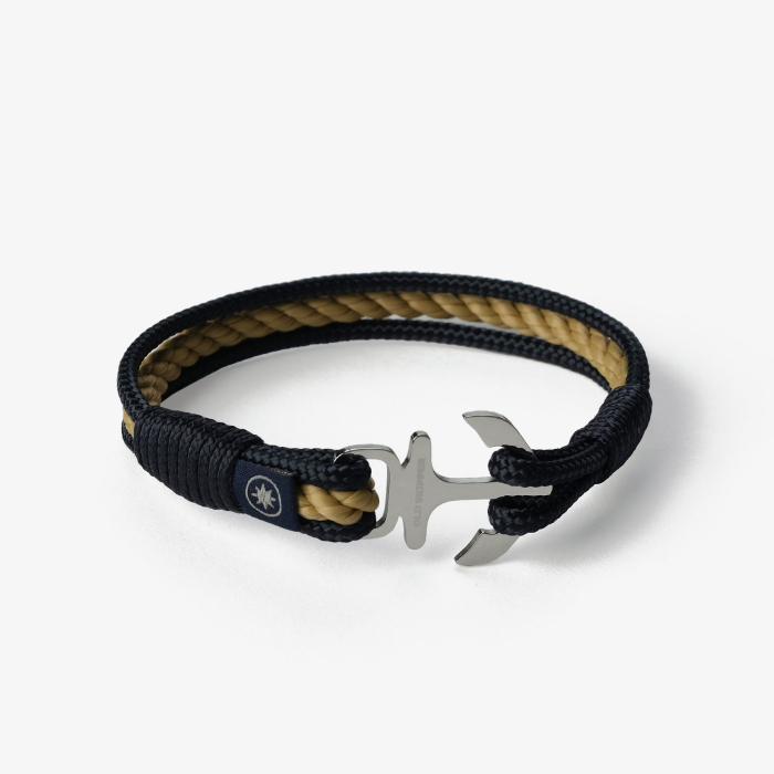 Bratara Nautica din Franghie Blackened Waves – Old Skipper [4]