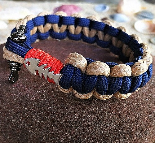 Bratara nautica Little Fish Bej [9]