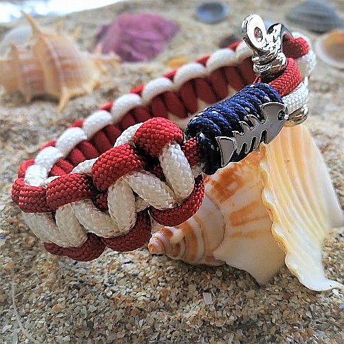 Bratara nautica Little Fish Caramiziu [3]