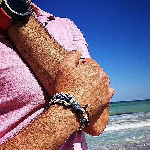 Bratara nautica Little Fish Caramiziu [4]