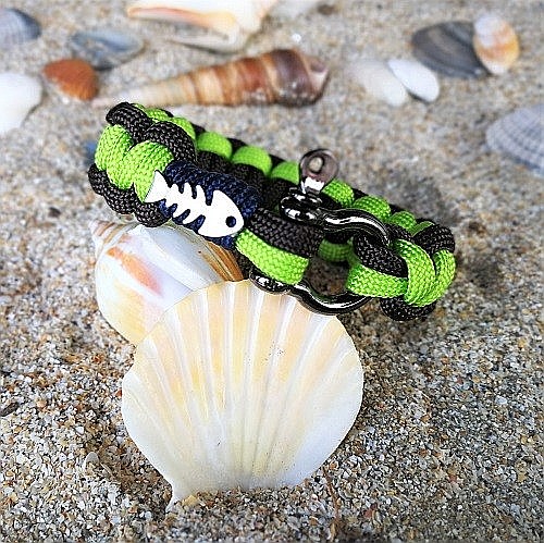 Bratara nautica Little Fish Lime [3]
